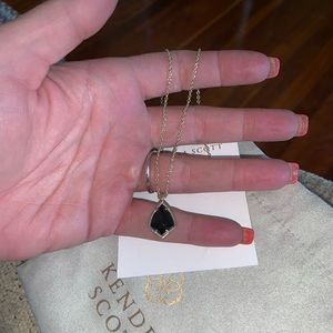 Kendra Scott Jewelry - Kendra Scott black & gold NWOT necklace black onyx Kendra Scott Jewelry - Kendra Scott black & gold NWOT necklace black onyx